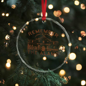 Remember The Alamo Crystal Glass Ornament Texas Souvenir History San Antonio Pride TS10 Print Your Wear