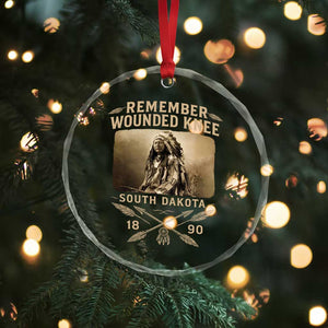 Remember Wounded Knee Crystal Glass Ornament Spotted Elk Lakota Sioux Native American History TS10 Print Your Wear