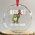 Resist Frog AIDS Awareness Crystal Glass Ornament Funny Portland Activist Meme HIV Support Red Ribbon - Print Your Wear