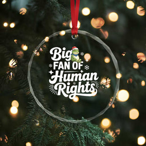 Resist Frog Christmas Crystal Glass Ornament Big Fan Of Human Rights Political Meme TS14 Print Your Wear