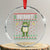 Resist Frog Crystal Glass Ornament Funny Portland Protest ICE Activist Meme 2025 - Print Your Wear