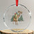 Resist Portland Frog Protest Christmas Crystal Glass Ornament Funny Holiday Meme Gift Idea - Print Your Wear