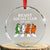 Resist Social Club 2025 Crystal Glass Ornament Portland Frog Animals Mascot Walking TS11 Transparent Glass 3'' Circle Print Your Wear
