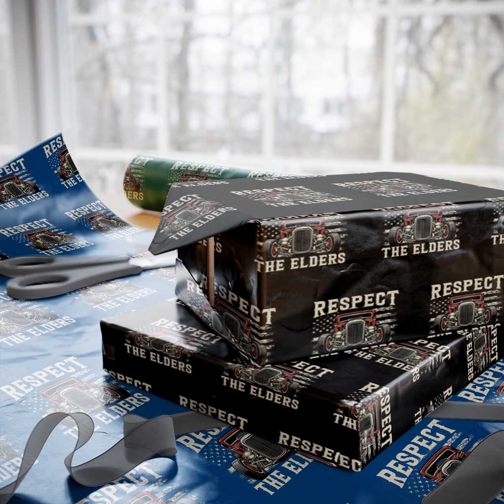 Respect The Elders Wrapping Paper Roll 1932 American Classic Hotrod