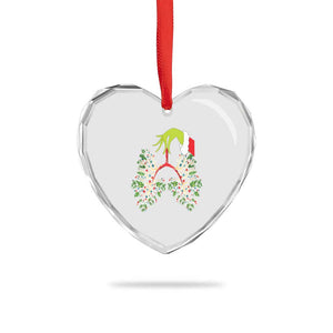 Respiratory Therapy Lung Xmas Therapist Heart Crystal Glass Ornament TS09 Print Your Wear