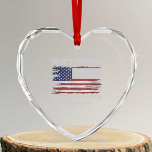 Retired 2026 Not My Problem Anymore Heart Crystal Glass Ornament Funny Retirement 2026 Vintage American Flag TS11 Transparent Glass 3'' Heart Print Your Wear