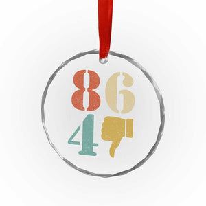 Retro 8647 Crystal Glass Ornament Classic Retro Vintage 80s Style TS10 Print Your Wear