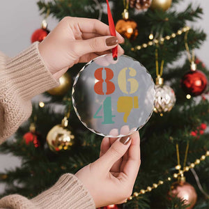 Retro 8647 Crystal Glass Ornament Classic Retro Vintage 80s Style TS10 Print Your Wear