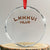 Retro 8647 Crystal Glass Ornament Roman Numerals LXXXVI XLVII 86 47 TS10 Transparent Glass 3'' Circle Print Your Wear