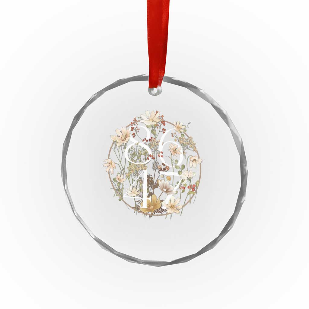 Retro 8647 Crystal Glass Ornament Subtle FDT Wild Flower Aesthetic TS10 Print Your Wear