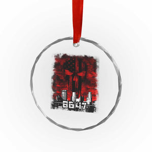 Retro 8647 Crystal Glass Ornament Vintage USA American Flag Skull TS10 Print Your Wear