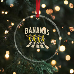 Retro Bananas Parody Crystal Glass Ornament Funny Baseball Player Gift TS12 Print Your Wear