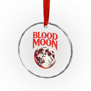 Retro Blood Moon Graphic Crystal Glass Ornament Mystic Celestial Gothic Astronomy Art TS02 Print Your Wear