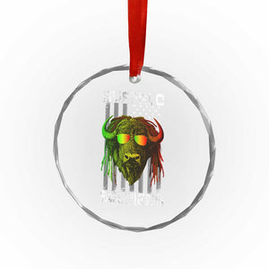 Retro Buffalo Soldiers Crystal Glass Ornament 9th and 10th Cavalry African American Heros USA Flag TS10 Print Your Wear