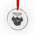 Retro Cryptid Hunter Crystal Glass Ornament Mothman Bigfoot Loch Ness Monster Cryptids TS10 Transparent Glass 3'' Circle Print Your Wear