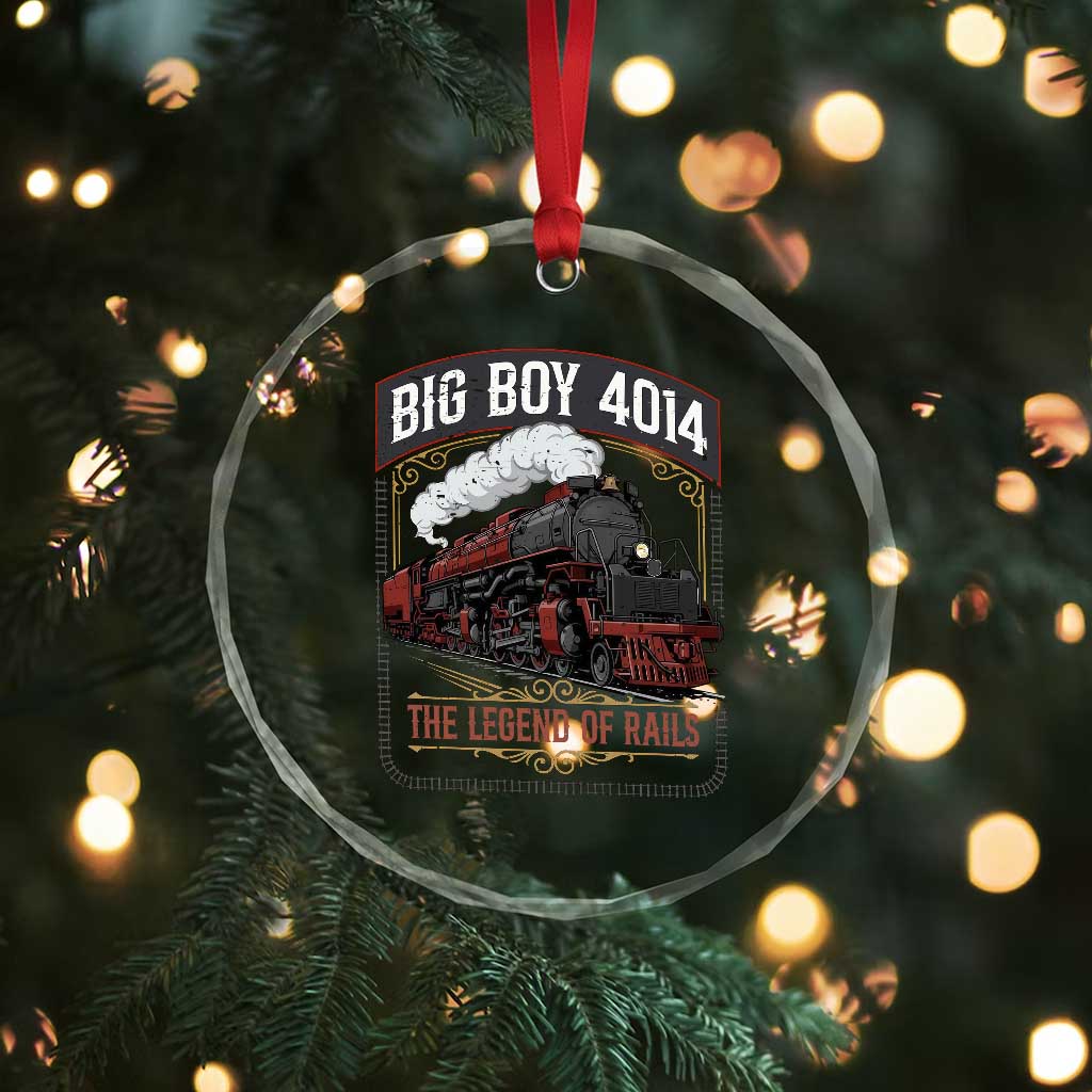Retro Emblem Classic Steam Train Crystal Glass Ornament Locomotive Heritage Pride Legend of the Rails TS02 Print Your Wear