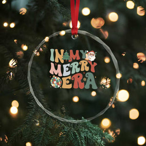 Retro Groovy Xmas Crystal Glass Ornament In My Merry Era Santa Disco Ball TS09 Print Your Wear