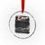 Retro JDM Drift Car Crystal Glass Ornament Japanese Tokyo Japan Drifting Race Car TS10 Transparent Glass 3'' Circle Print Your Wear