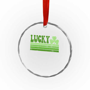 Retro Lucky Crystal Glass Ornament St Patricks Day Irish Shamrock TS10 Print Your Wear