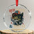 Retro Red White And Bruh Fishing Crystal Glass Ornament Funny Patriotic Bass 4th Of July - Print Your Wear