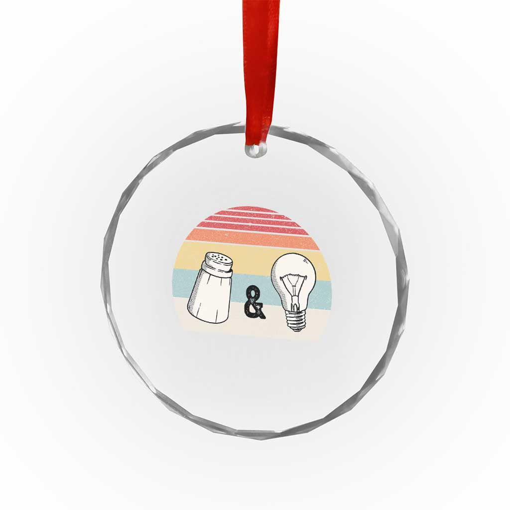 Retro Salt And Light Be Ye Salt Christian Crystal Glass Ornament TS11 Print Your Wear
