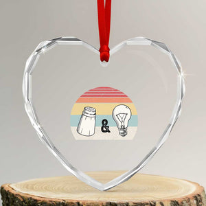 Retro Salt And Light Be Ye Salt Christian Heart Crystal Glass Ornament TS11 Transparent Glass 3'' Heart Print Your Wear