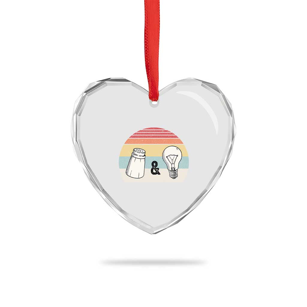 Retro Salt And Light Be Ye Salt Christian Heart Crystal Glass Ornament TS11 Print Your Wear