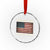 Retro This is The Turning Point Crystal Glass Ornament Vintage USA Freedom Patriotic America Flag TS10 Transparent Glass 3'' Circle Print Your Wear