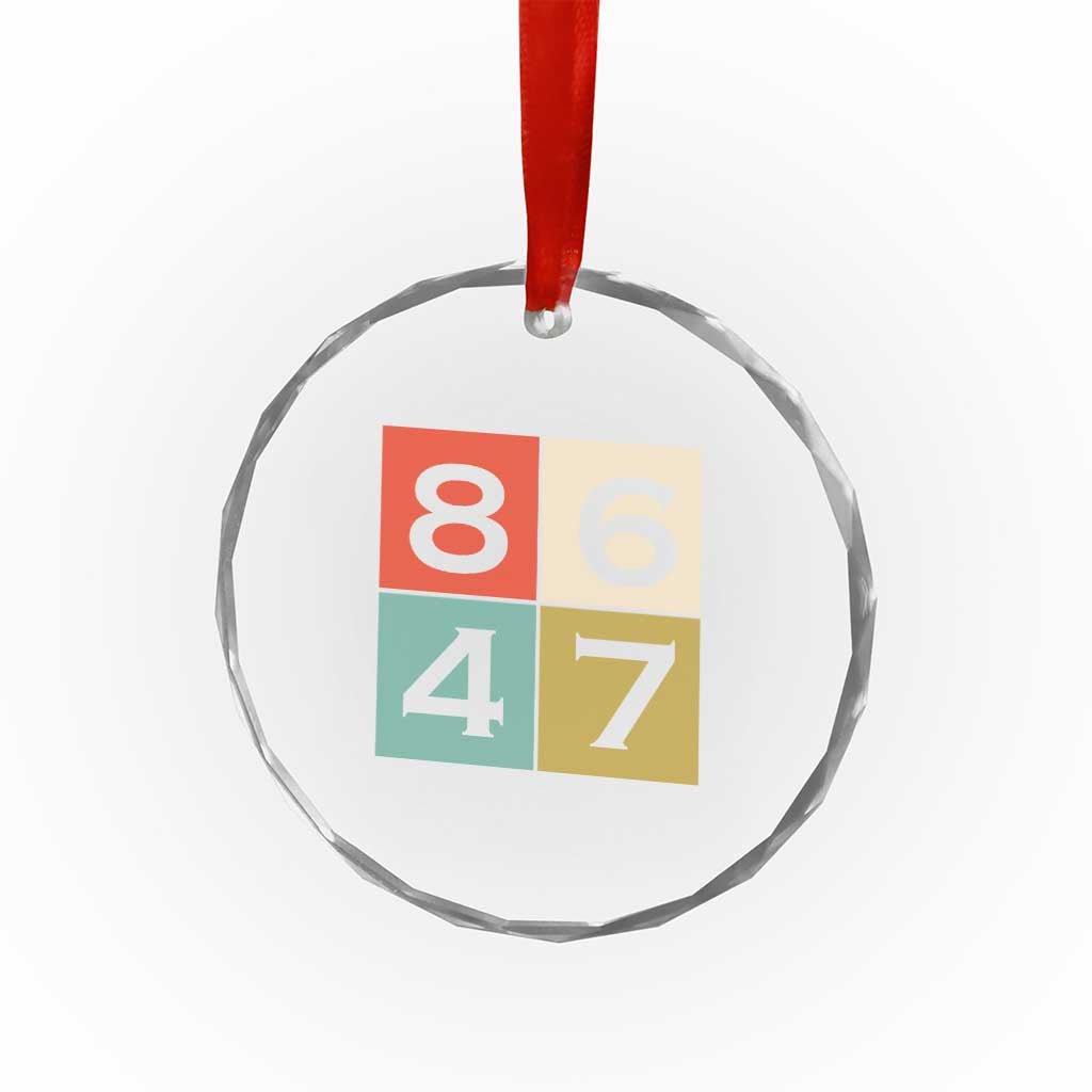 Retro Vintage 8647 Crystal Glass Ornament Classic Vintage 80s Style TS14 Print Your Wear