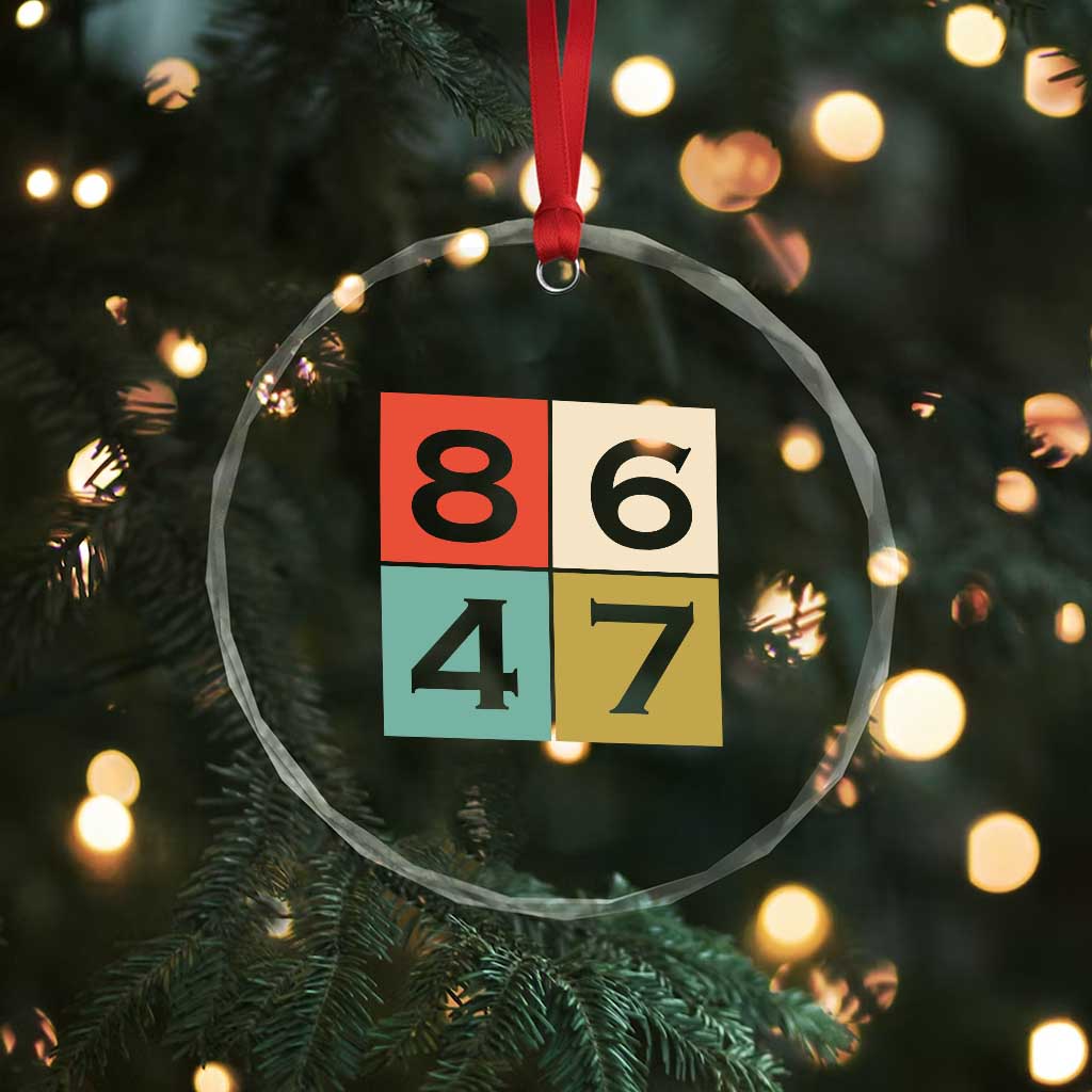 Retro Vintage 8647 Crystal Glass Ornament Classic Vintage 80s Style TS14 Print Your Wear