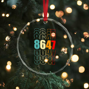 Retro Vintage 8647 Crystal Glass Ornament Subtle Anti FDT TS14 Print Your Wear