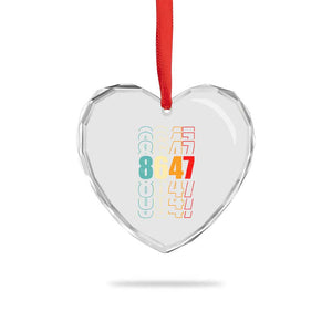 Retro Vintage 8647 Heart Crystal Glass Ornament Subtle Anti FDT TS14 Print Your Wear
