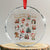 Retro Vintage Xmas Crystal Glass Ornament It's The Most Wonderful Time Xmas TS11 Transparent Glass 3'' Circle Print Your Wear