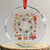 Retro Vintage Xmas Crystal Glass Ornament Tis The Season Santa Hat Xmas Wrealth TS11 Transparent Glass 3'' Circle Print Your Wear