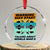 Retro World War 2 Memorabilia Crystal Glass Ornament May Start Talking About WWII WW2 Gear - Print Your Wear