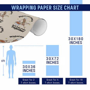 Rigatoni Pasta Chef Marcus The Worm Wrapping Paper Roll We'll Make Some Together Wholesome Weird Meme TS02 Print Your Wear