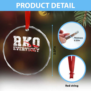 RKO Everybody Blood Crystal Glass Ornament TS10 Print Your Wear