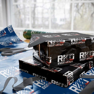 RKO Everybody Wrapping Paper Roll Grunge Blood Stained Scratch Mark TS11 Black Print Your Wear