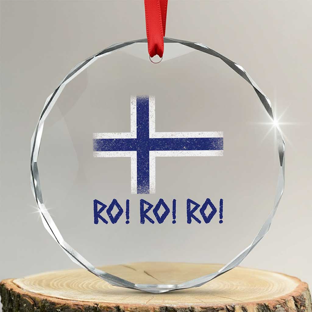Ro Ro Norge Norway Norwegian Flag Crystal Glass Ornament TS14 Transparent Glass 3'' Circle Print Your Wear