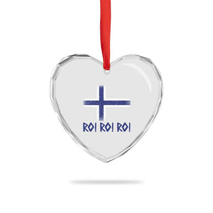 Ro Ro Norge Norway Norwegian Flag Heart Crystal Glass Ornament TS14 Print Your Wear