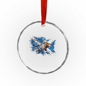 Roaring Scottish Lion Crystal Glass Ornament Braveheart Scotland Flag Pride TS02 Print Your Wear