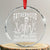 Rockin' Fatherhood Skeleton Crystal Glass Ornament Funny Dad Life Quote Gift for Father’s Day - Print Your Wear