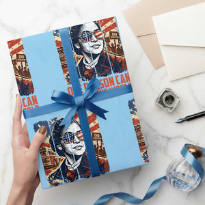 Rosa Parks Civil Rights Legacy Wrapping Paper Roll One Person Can Change The World TS12 Light Blue Print Your Wear