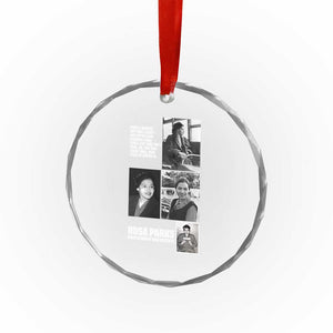 Rosa Parks Crystal Glass Ornament Strong Black Woman Leader TS12 Print Your Wear