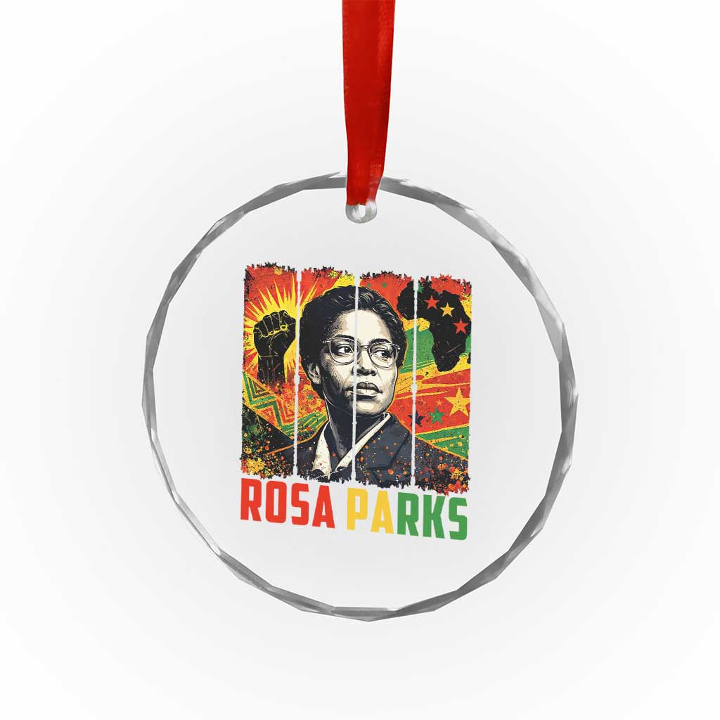 Rosa Parks Crystal Glass Ornament Strong Black Women Pride TS12 Print Your Wear