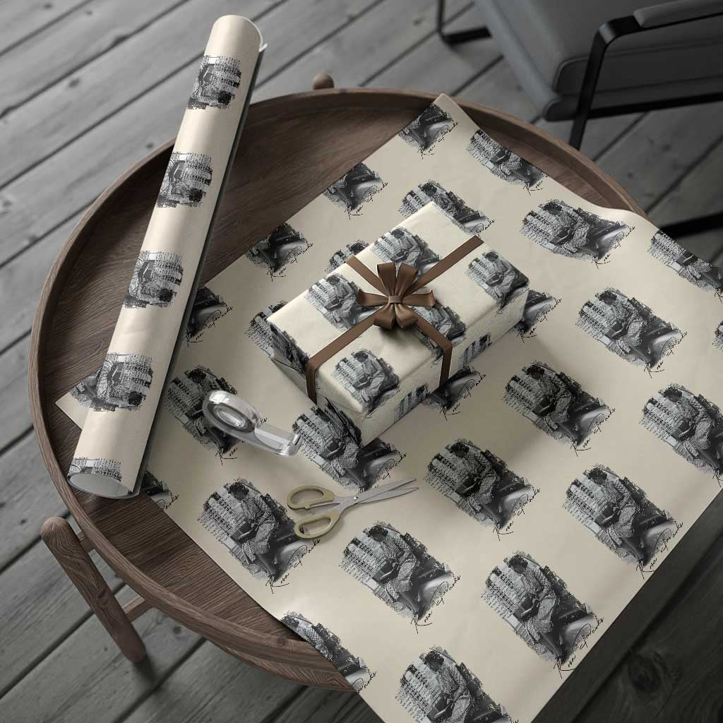 Rosa Parks Montgomery Bus Boycott Wrapping Paper Roll Civil Rights History TS12 Beige Print Your Wear