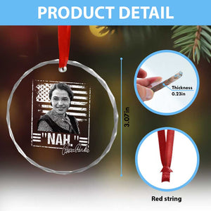 Rosa Parks Nah Quote Crystal Glass Ornament Black Movement Protest American Flag TS11 Print Your Wear