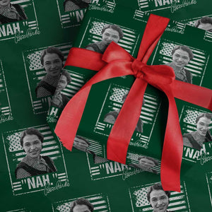 Rosa Parks Nah Quote Wrapping Paper Roll Black Movement Protest American Flag TS11 Green Print Your Wear