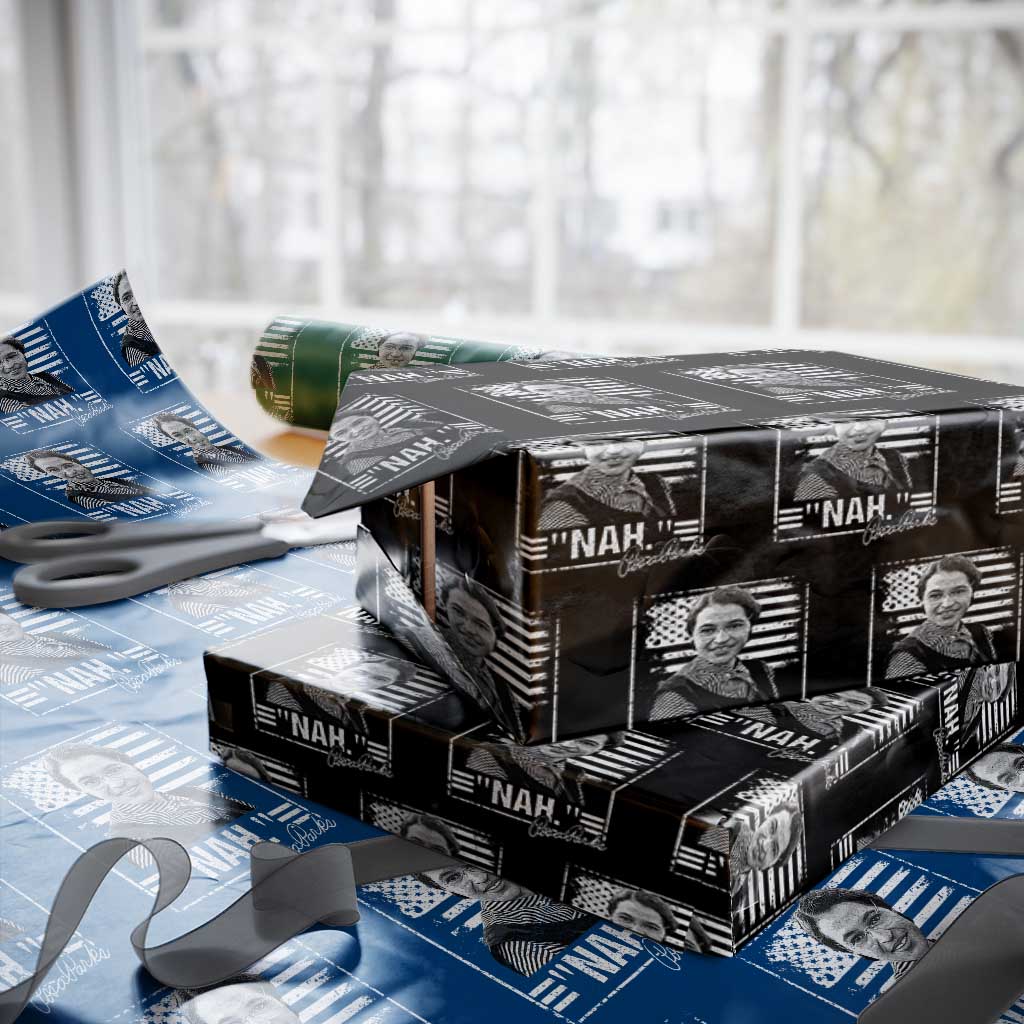 Rosa Parks Nah Quote Wrapping Paper Roll Black Movement Protest American Flag TS11 Black Print Your Wear
