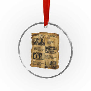 Rosa Parks Quote Crystal Glass Ornament Civil Rights History Hero TS12 Print Your Wear